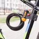 Замок велосипедний тросовий HORST HR-V5-10-1600 (1600 мм) BLACK чорний (2 ключа) - зображення 6
