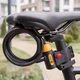Замок велосипедний тросовий HORST HR-V5-10-1600 (1600 мм) BLACK чорний (2 ключа) - зображення 9