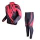 Вело костюм для мужчин KIDITO KM-CT-09202 Red XS кофта с длинным рукавом и штаны - изображение 1