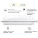 Подушка MirSon 1279 Royal Pearl Hand Made з евкаліптом Середня 50х70 см (2200001519886) - зображення 3