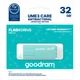 USB флеш накопитель Goodram 32GB UME3 Care Green USB 3.2 (UME3-0320CRR11) - изображение 3
