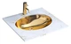 Умивальник Rea Nel 39x47 gold (Rea-u6331) (00138546) - зображення 1