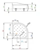 Поддон Radaway Korfu A 90x90 акрил (4S99400-03) - изображение 2