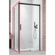 Душова стінка Radaway Idea Black S1 110x200 збоку ліва частина (387053-54-01L) - зображення 1