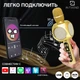Микрофон Караоке Magic Karaoke YS-90 Pro (Gold) беспроводной блютуз с динамиками 3Вт + 3Вт колонка с фонограмммой эхо USB Bluetooth - изображение 8