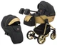 Коляска 2 в 1 Adamex Hybryd Plus Polar (Gold) Y828 - изображение 1