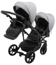 Коляска 2 в 1 для двойни Bair Next DUO Soft 10 серый - изображение 7