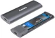 Зовнішня кишеня Maiwo для M.2 SSD NVMe (PCIe)/M.2 SSD SATA combo - USB 3.1 GEN2 Type-C Dark Grey (K1689) - зображення 3
