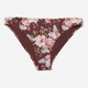 Нижняя часть купальника женская H&M XAZ174241FILT 38 Бордовая в разноцветные узоры (DD8000006138532) - изображение 1