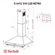 Вытяжка Perfelli k 6432 wh 850 led retro - изображение 10