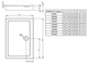 Душовий піддон RADAWAY Doros D Compact 100x90 SDRD1090-05 - зображення 2
