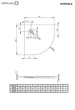 Душевой поддон RADAWAY Kyntos A 90x90 цвет черный HKA9090-54 - изображение 2