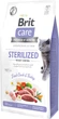 Сухой корм для стерилизованных котов и котов с избыточным весом Brit Care Cat GF Sterilized Weight Control с уткой и индейкой 7 кг (8595602540785) - изображение 2