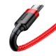Кабель для быстрой зарядки Baseus Cafule Micro USB to USB |2.4A, 1M| gray-black (CAMKLF-B09) - изображение 4