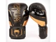 Рукавички тренувальні VENUM Elite Evo Boxing Gloves 10 унцій чорний/золотий (5271) - зображення 1