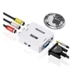 Адаптер video AV в VGA конвертер аудио видео сигнала AV2VGA преобразователь RCA тюльпаны на ВГА переходник ( AV2VGA ) - изображение 5