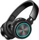 Беспроводные Bluetooth наушники Picun B12 с функцией плеера и RGB подсветкой Black - изображение 1