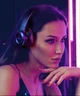 Беспроводные Bluetooth наушники Picun B9 с функцией плеера и RGB подсветкой White - зображення 3