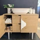 Тумба Fancy Marble Agria 900 з умивальником Jay 540 - зображення 5