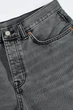 Джинси прямого крою Zara сірий 32 8727/350/802 - зображення 9