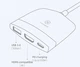 Адаптер переходник HAGIBIS USB Hub Type-C 3.1 - HDMI для Nintendo Switch / OLED / White-Black - зображення 3