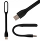 USB лампа для ноутбука LED черная Memos, Мини USB LED подсветка-лампа для ноутбука для работы в темноте Черный - изображение 1