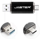 USB Флеш накопичувач JASTER 16GB + Type-C 2.0 Black (17626) - зображення 2