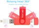 USB\OTG Флеш накопитель TEXT ME 32GB + Адаптер Type-C Red (18821) - изображение 3