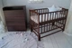 Кровать детская Baby Comfort Малюк с маятником орех темный - изображение 3