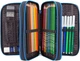 Пенал потрійний шкільний з наповненням для хлопчиків Moster Cars Поліція з LED підсвіткою Top Model (10840) - изображение 3