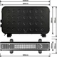Конвектор ECG TK 2070 Black - изображение 7