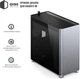 Корпус QUBE i 400 Tempered glass Silver (i400-G Silver) - изображение 12