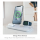 Док-станция Mophie 3-in-1 wireless stand for MagSafe White (403108005) - изображение 5