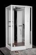 Паровой бокс Devit Soul 1200 × 900 х h2200 мм (профиль - белый, стекло - прозрачное) левое открывание FEN8912WL - изображение 2