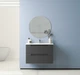 Комплект мебели 80 см Devit Acqua, серый матовый 088170G - изображение 3
