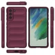 Силиконовый (TPU) чехол Deexe Terra Case для Samsung Galaxy S21 FE (G990) - Wine Red - изображение 6
