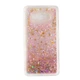 Чехол Glitter для Samsung Galaxy J5 2015 / J500 Бампер Жидкий блеск звезды розовый - изображение 4