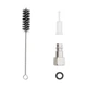 Краскопульт пневматический HVLP MINI, форсунка 1.0мм, верхний пластиковый бачок 125мл., 3бар INTERTOOL PT-0121 - изображение 7