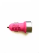 Переходник USB в прикуривателе на 2 входа (Розовый цвет), Авто зарядка на 2 USB - изображение 5