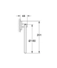 Полотенцедержатель, Grohe Essentials, 18 см, хром (40365001) - изображение 15