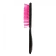 Расческа для волос Super Hair Brush Черная с розовым - изображение 2