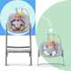 Стульчик для кормления с шезлонгом Kinderkraft Livy Calmee Aster Pink (KHLICA00PNK0000) - изображение 7