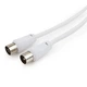 Кабель-удлинитель Cablexpert 75 Ом, 5 метров (CCV-515-W-5M) - изображение 1
