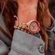 Жіночий годинник Rose від майстерні SkinWood з індивідуальним гравіюванням - зображення 3