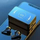 Бездротові Bluetooth навушники H3S з індикатором заряда та сенсорами Чорний - зображення 3