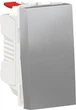 Выключатель 1-клавишный кнопочный Schneider Electric Unica New 10А, 1 модуль Алюминий (NU310630) - изображение 1