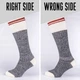Женские теплые шерстяные носки CheshKit Mid-Calf Cabin socks Меланжевый Серый, размер 36-40 - изображение 4