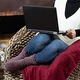 Носки флисовые теплые CheshKit Polartec Фиолетовый, L - изображение 3
