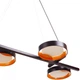 Люстра подвесная Brille BR-01 666S/4 LED 20W NW BK/G (24-852) - изображение 2