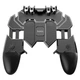 Геймпад для смартфона Hoco GM7 Six-Finger тригер Pad ігровий мобільний контролер Black - зображення 1